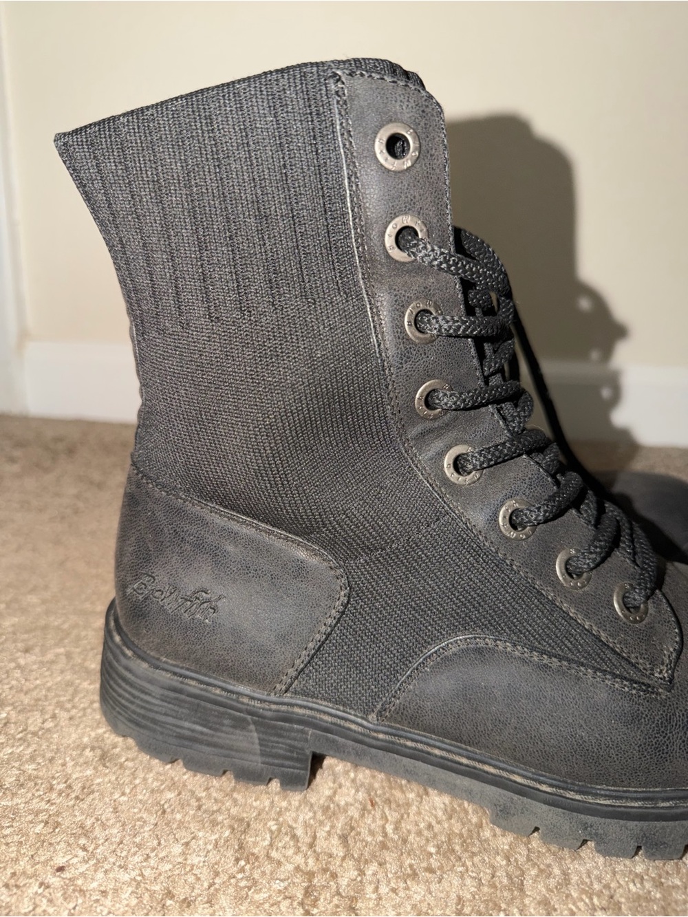 Blowfish Malibu Lace Up Combat Boots Moto Biker Grunge Women’s 8 - Picture 2 of 6